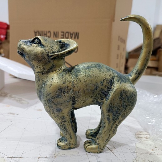 Leopard Resin Craft Ornament Courtyard Decoration