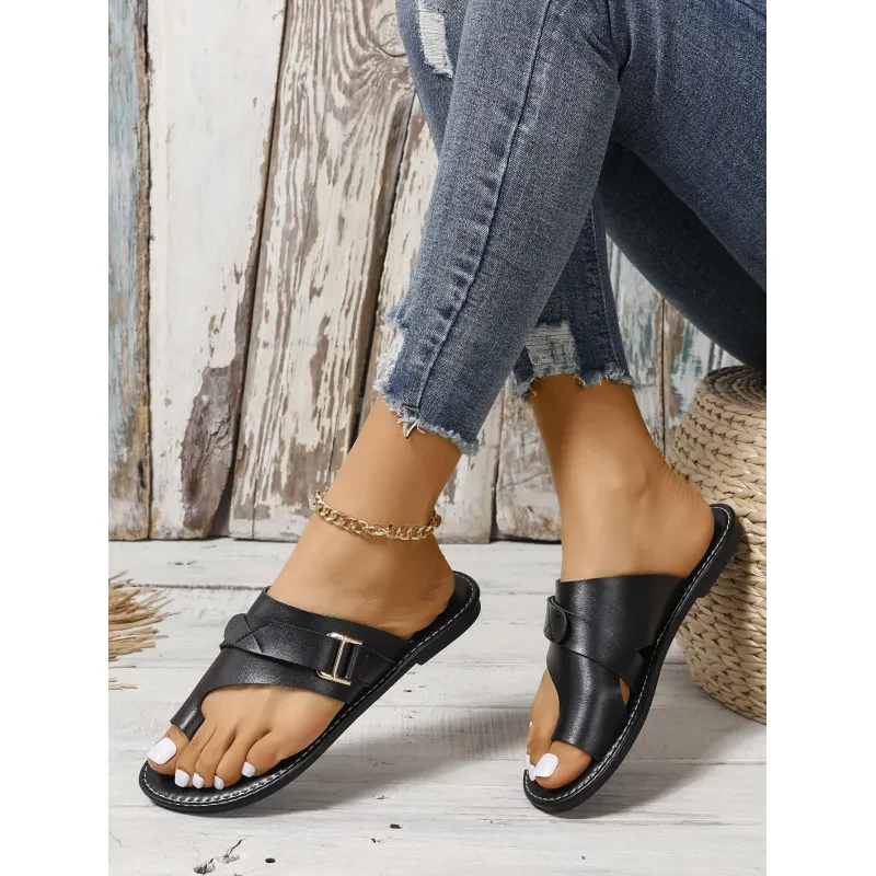 Fashion Flat Heel Leisure Women's Slippers