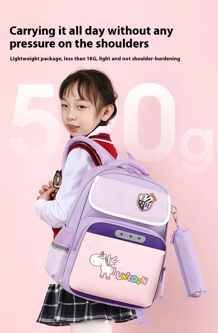 Children's Large Capacity Bag For Burden Reduction And Spine Protection