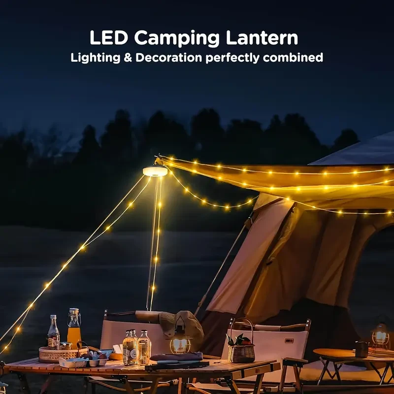 Camping String Lights, 2in 1