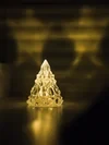 Night Light Crystal Mini Christmas Tree Light Flameless LED