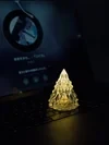 Night Light Crystal Mini Christmas Tree Light Flameless LED