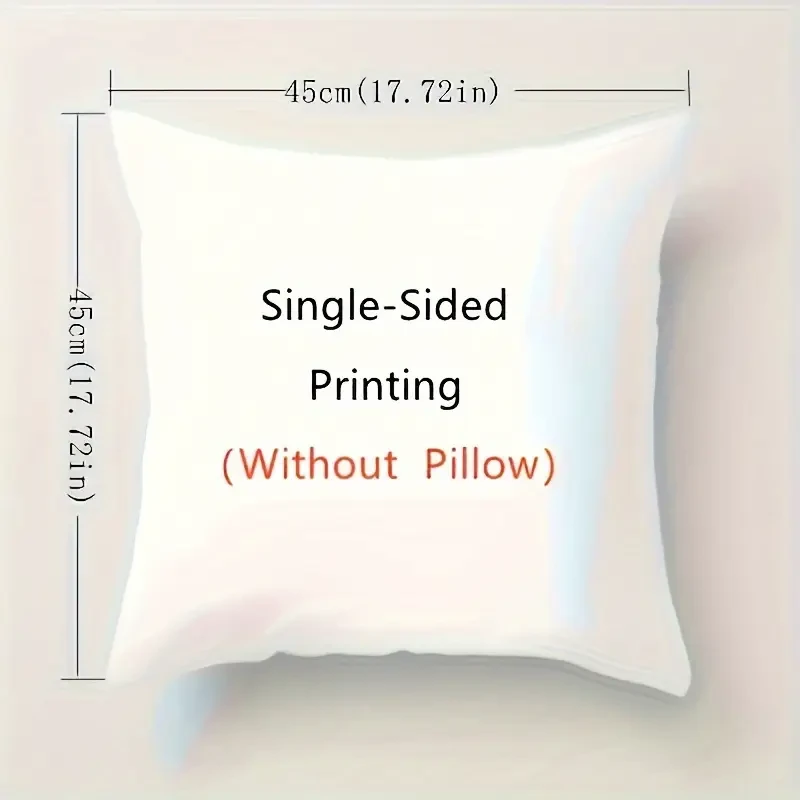 4-Pack Contemporary Throw Pillow Covers - Cute Cat Floral Print