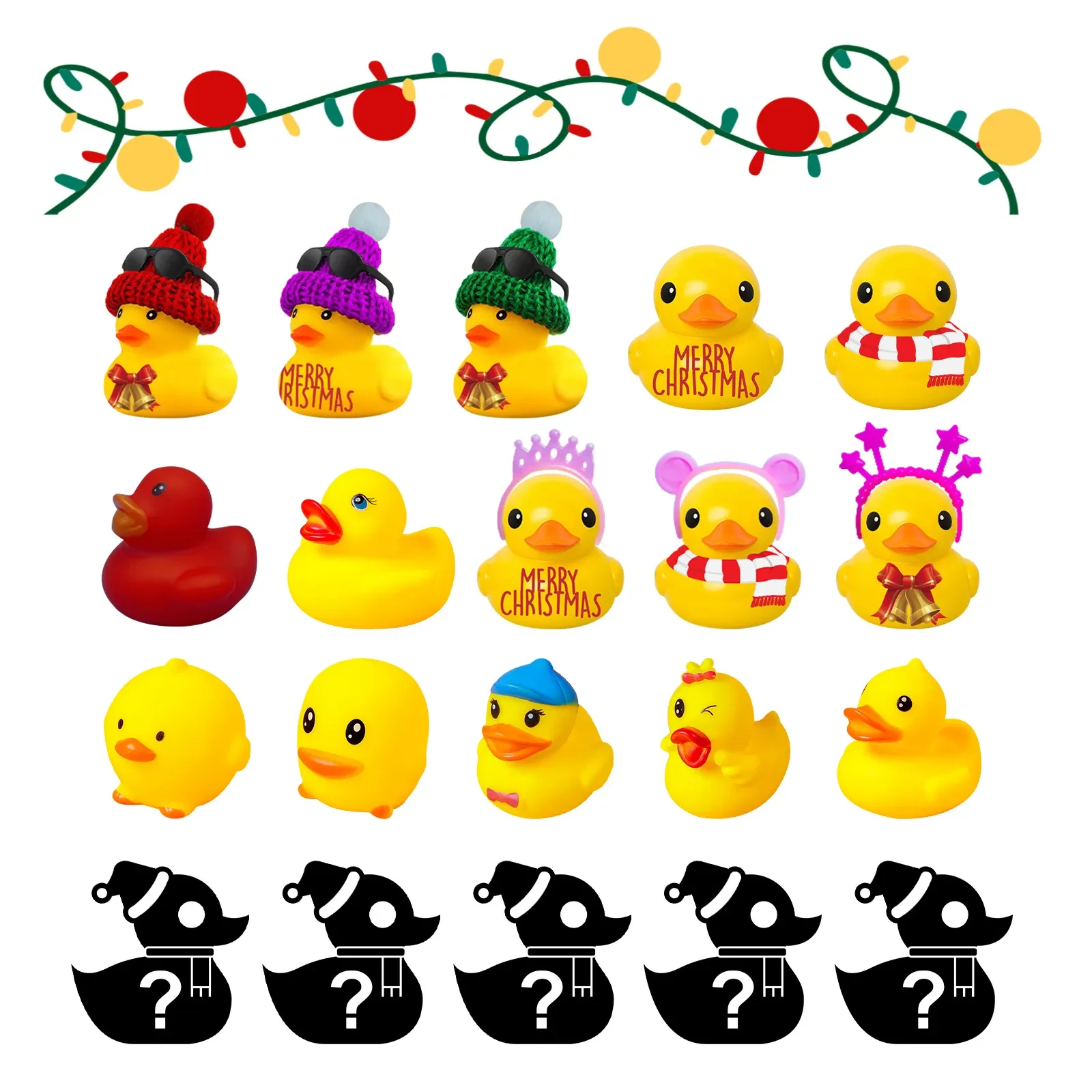 Tiny Plastic Ducks.
