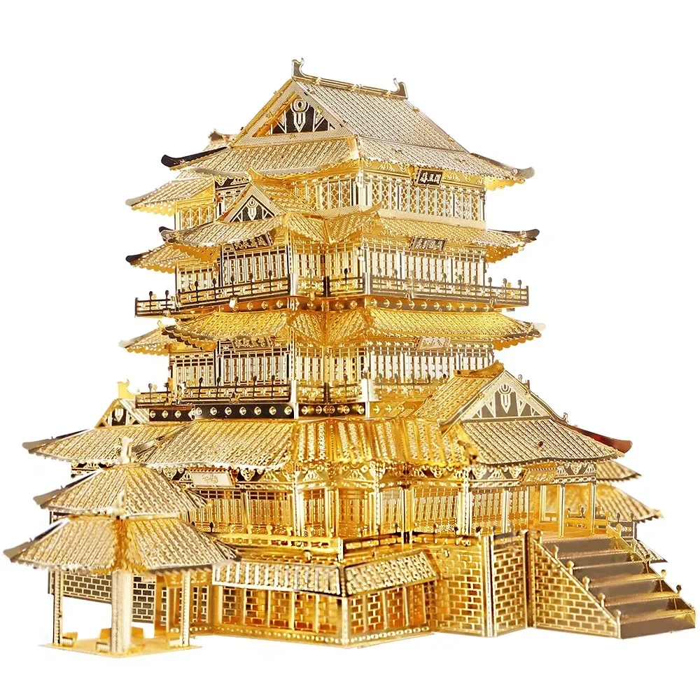 Metal Assembly Model 3D Three-dimensional Ancient Architecture