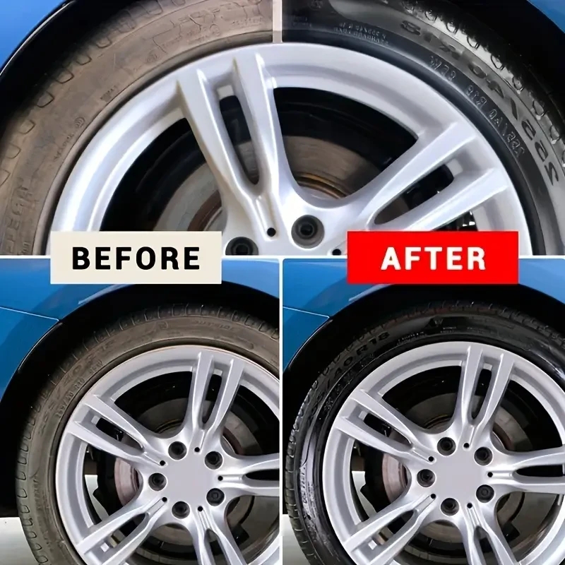 Premium Car Tire Shine Wax Durable Protection & Gloss Enhancer