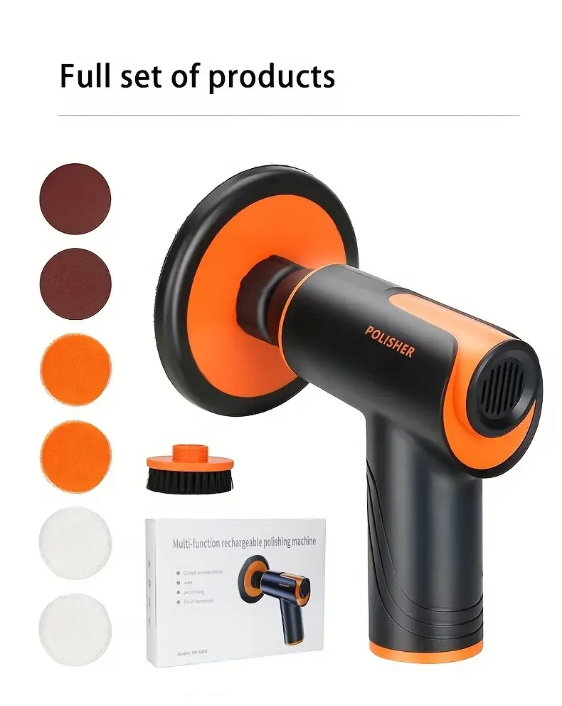 Portable 100W Wireless Car Waxer & Polisher