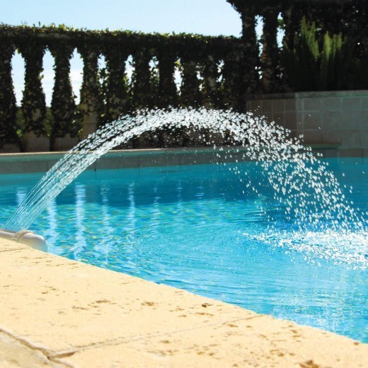 Swimming Pool Viewing Waterfall Fountain Rack Swimming Pool Fountain