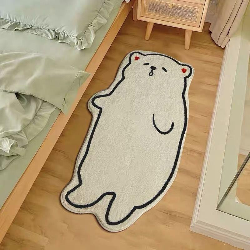 Home Creative Bedroom Bedside Long Strip Carpet