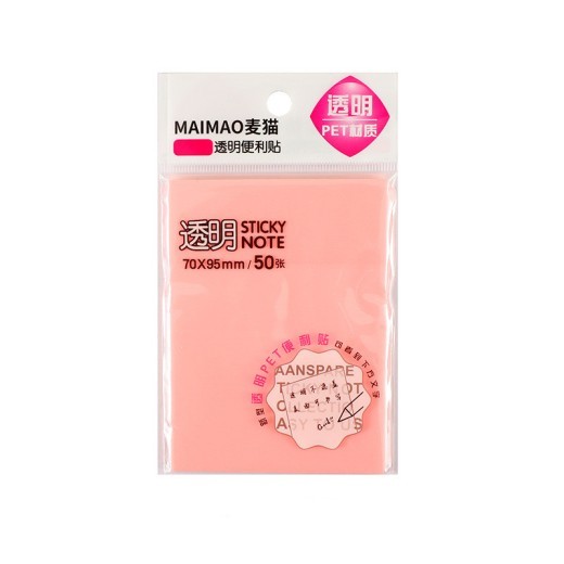 Transparent Post-it Notes Adhesive Student Notes Stickers