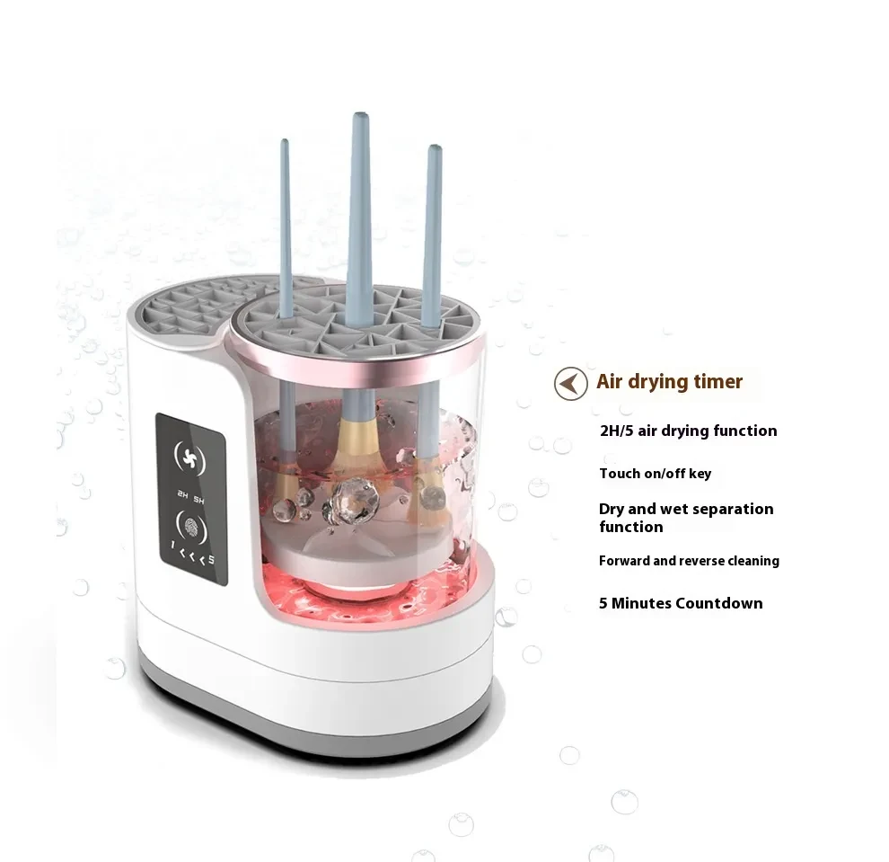Electric Makeup Brush Cleaner Rechargeable Makeup Brushes Cleaning Tool Automatic Makeup Brush Cleaning Stand Device