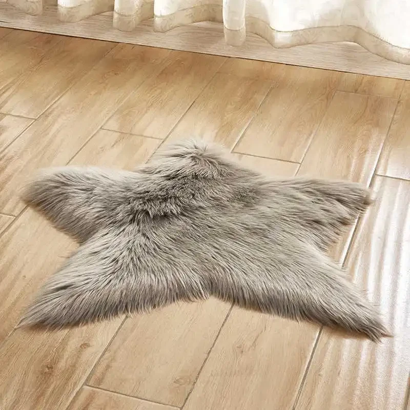 Non Slip Living Room Carpet Mat Five Pointed Star