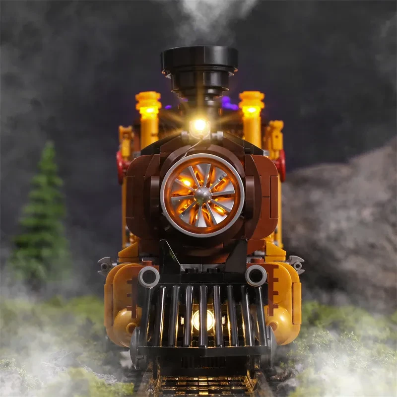 LED Building Block Lighting Educational Toy Model Train