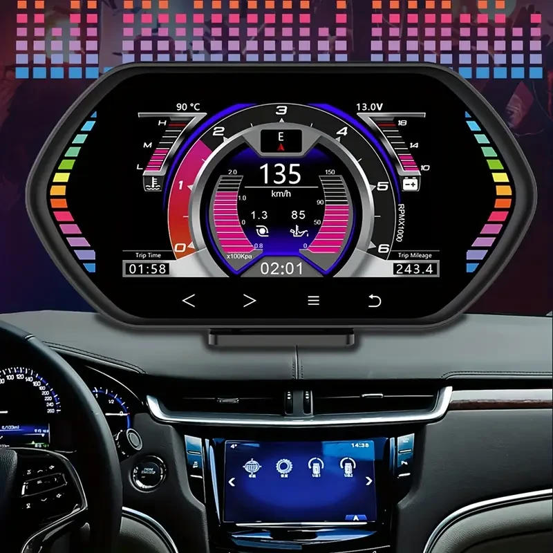 KWHfor UD Universal Car Hfor UD Head Up Display, 11.43cm Multifunction LCD Instrument Cluster