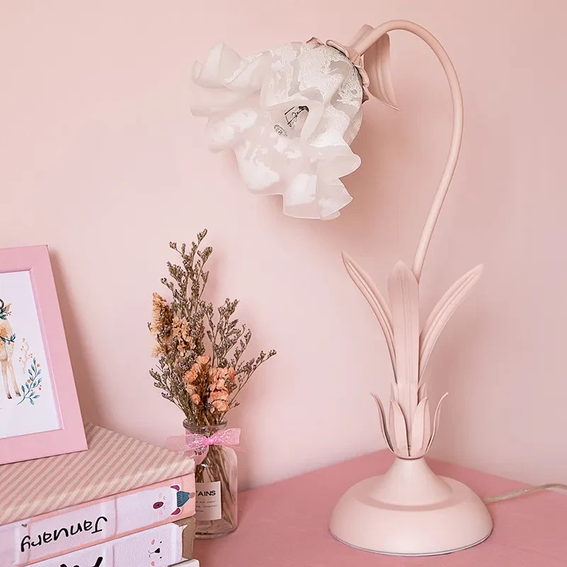 Flower Princess Room Desk Decorative Lamp