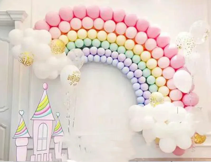 Birthday Festive Latex Balloons Decoration Arrangement