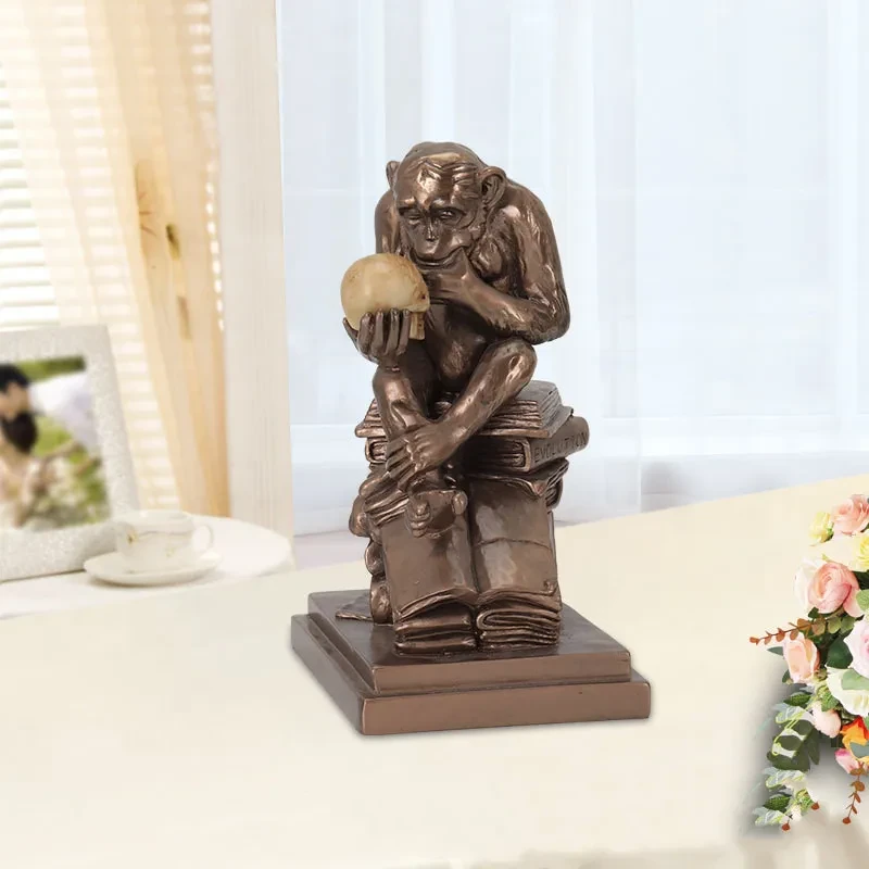 Resin Creative Monkey Ornaments For Home Decoration