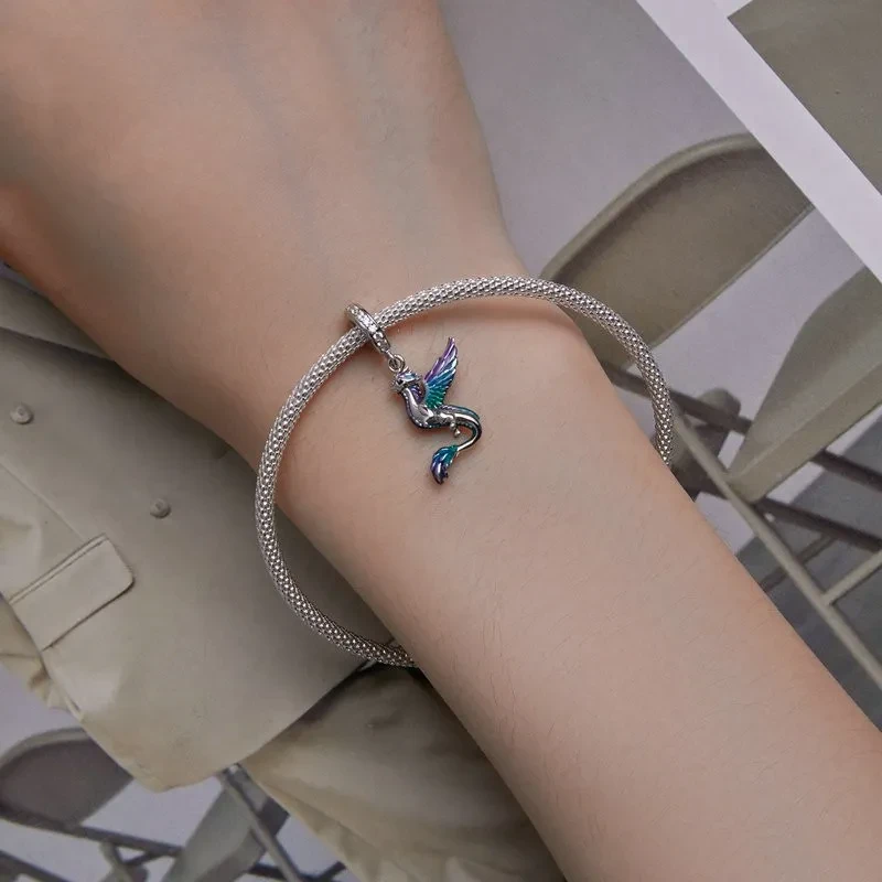Gradient Dripping Flying Dragon Bracelet String Beads