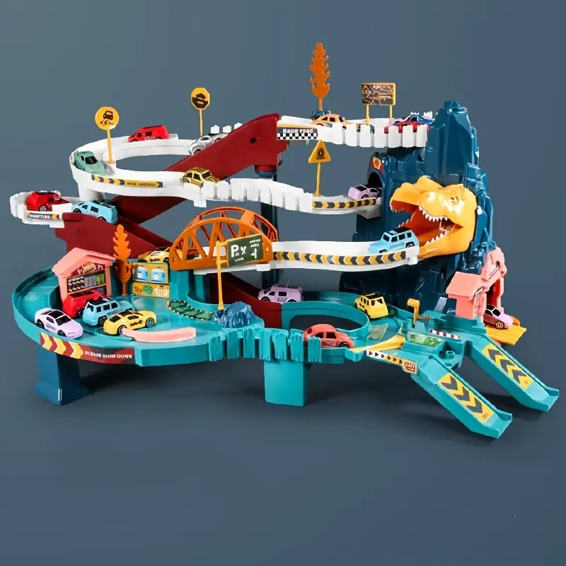 Dinosaur Racing Track Toy Set