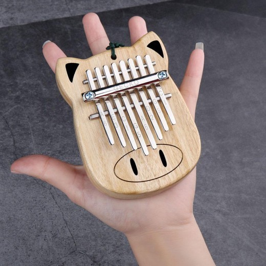 Camphorwood keyboard percussion instrument (Kalimba)