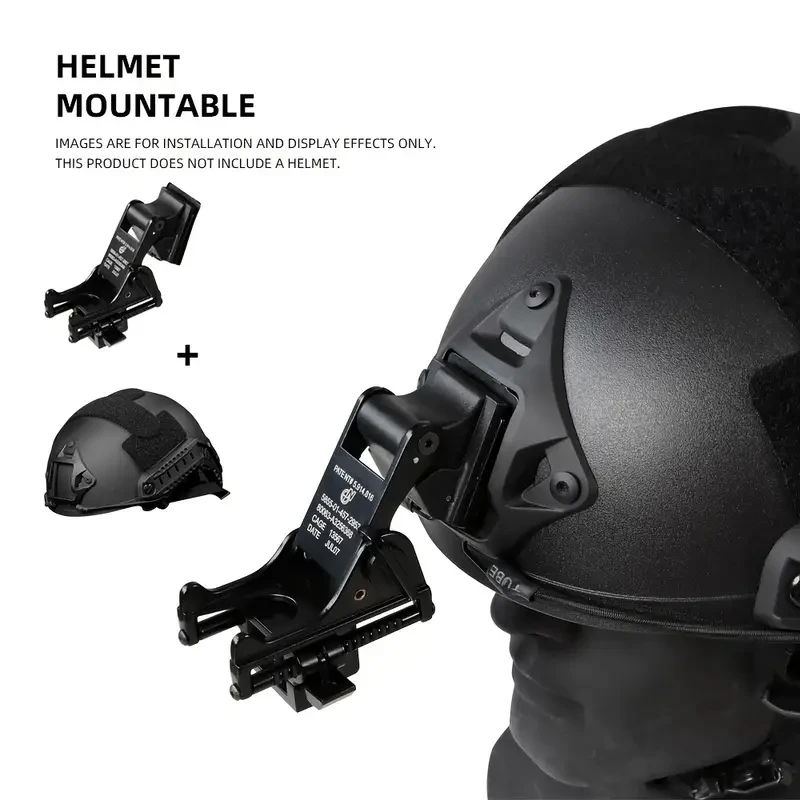 Tactical Night Vision Helmet Mount Rhino NVG PVS-14/PVS