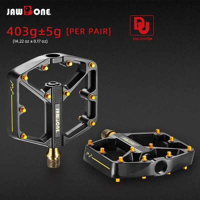 9/16" Aluminum Lightweight Jawbone MTB Bike Pedals
