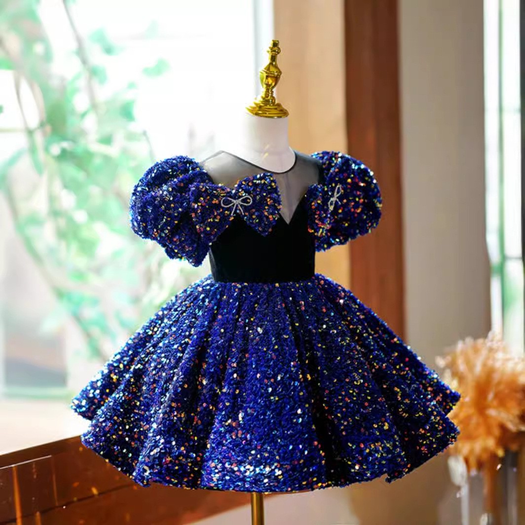 Children's Princess Dress Birthday Flower Girl Host Performance Costume