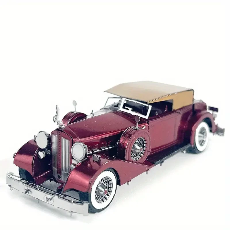 1934 Packard Classic Car DIY Assembly Model 3D Glue