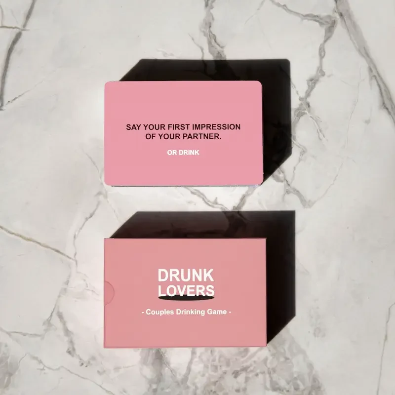 52-Card "Drunk Lovers" Game for Couples