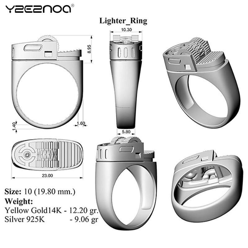 Fashion Creative Lighter Ring