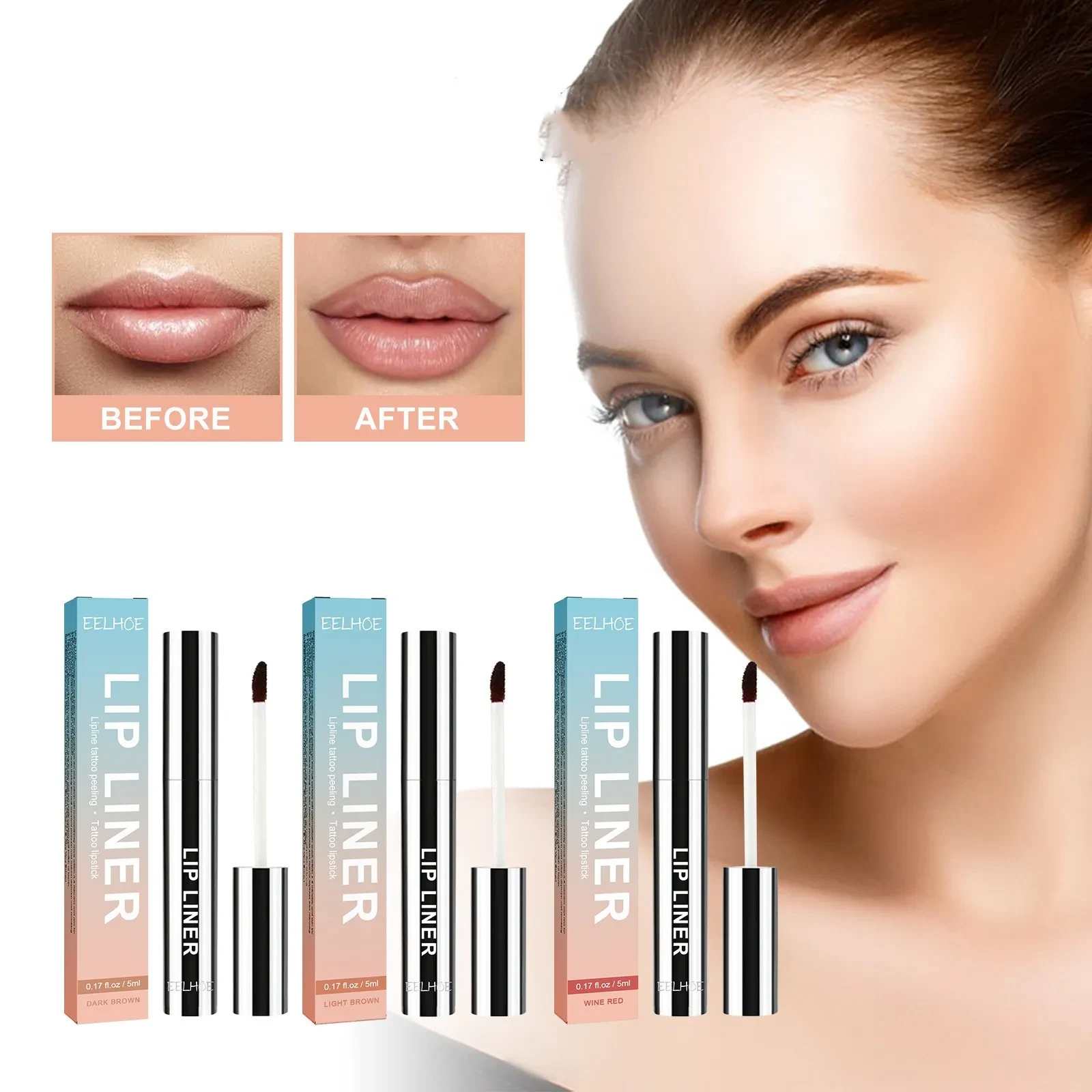 Stripping Lip Liner Outline Waterproof