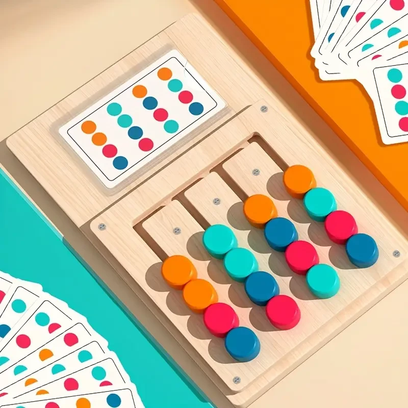 Colorful Wooden Educational Game