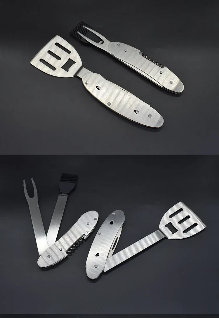 5-In-1 BBQ Grilling Multi Tool Barbecue Grill Accessories