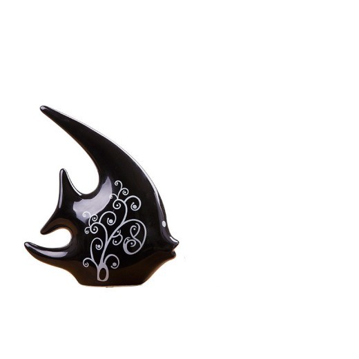 Creative Gift Ceramic Modern Black And White Couple Ornaments