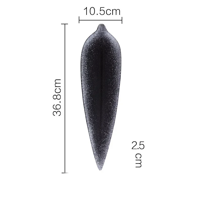 Ceramic Irregular Shaped Plate For Household Use
