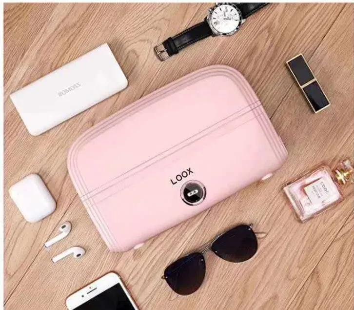 Portable double deck electric heating lunch box