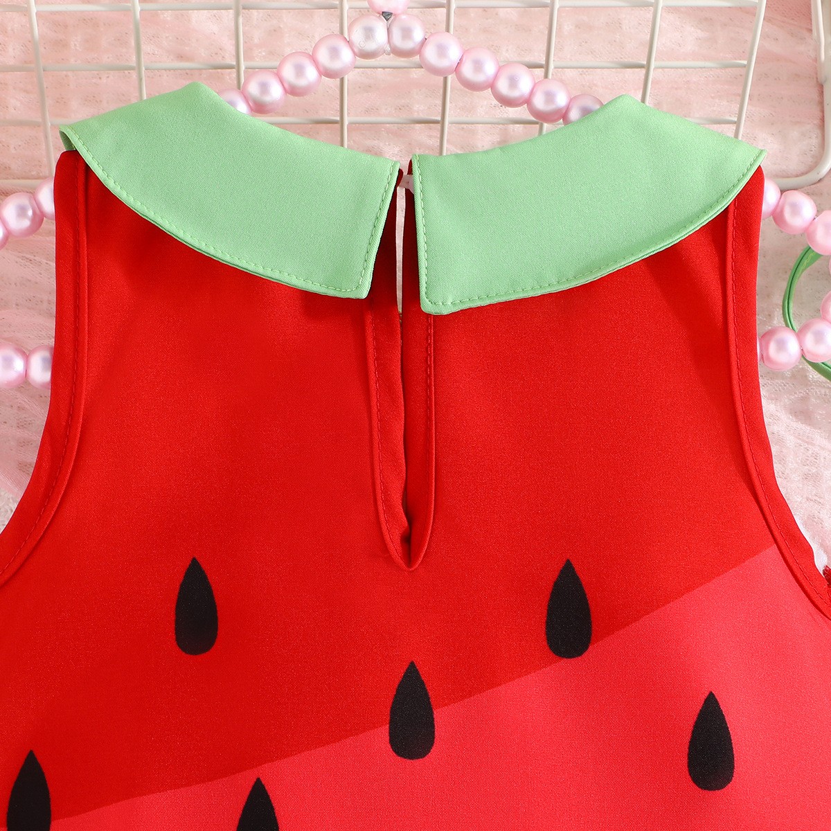 Girls Fashion Personality Fruit Printed Dress