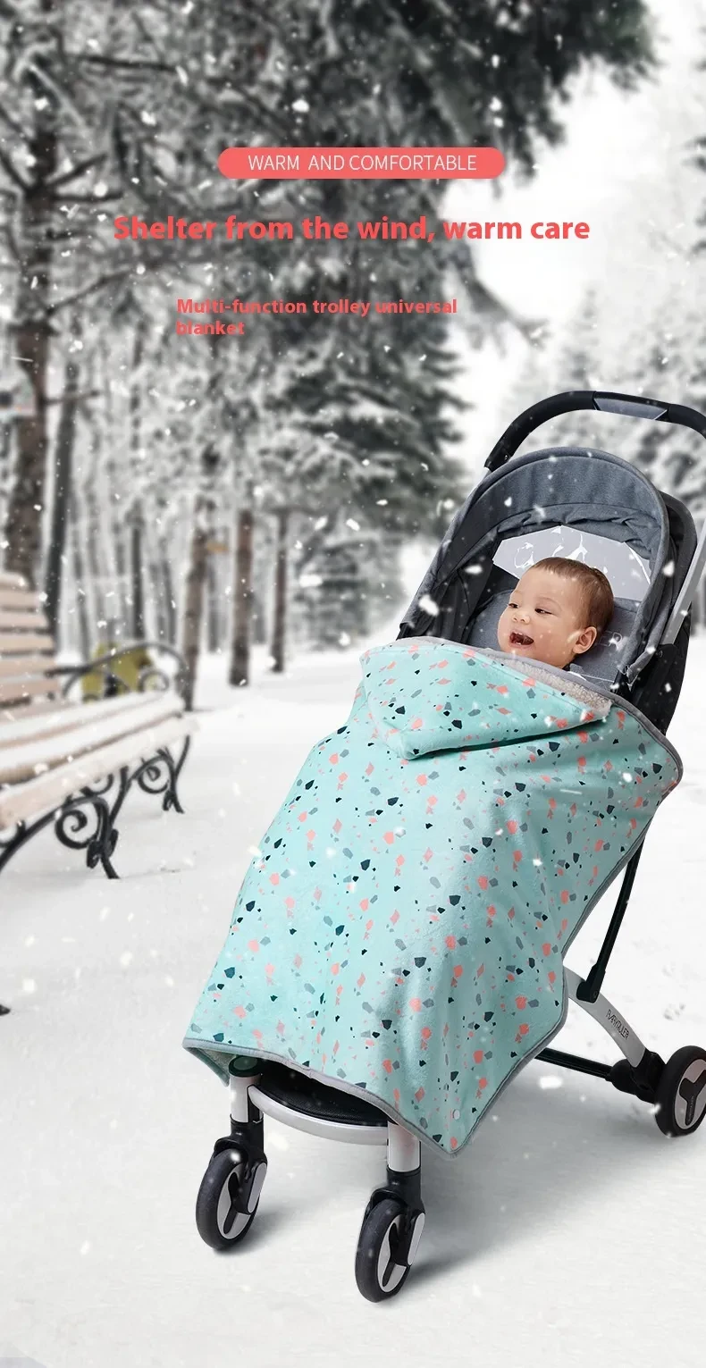 Baby Stroller Windproof And Warm Blanket