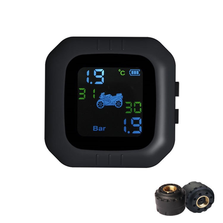 Locomotive tire pressure detector
