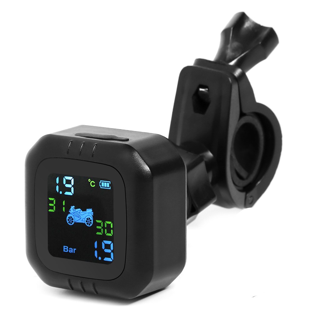 Locomotive tire pressure detector