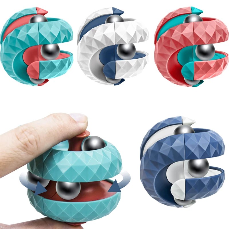 Decompression Orbit Ball Cube  Anti-Stress Sensory Fidget Toy for Kids