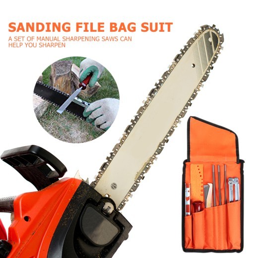 Steel Chainsaw File Bag Set