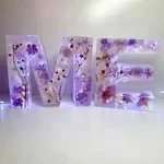 Floral Resin Night Light