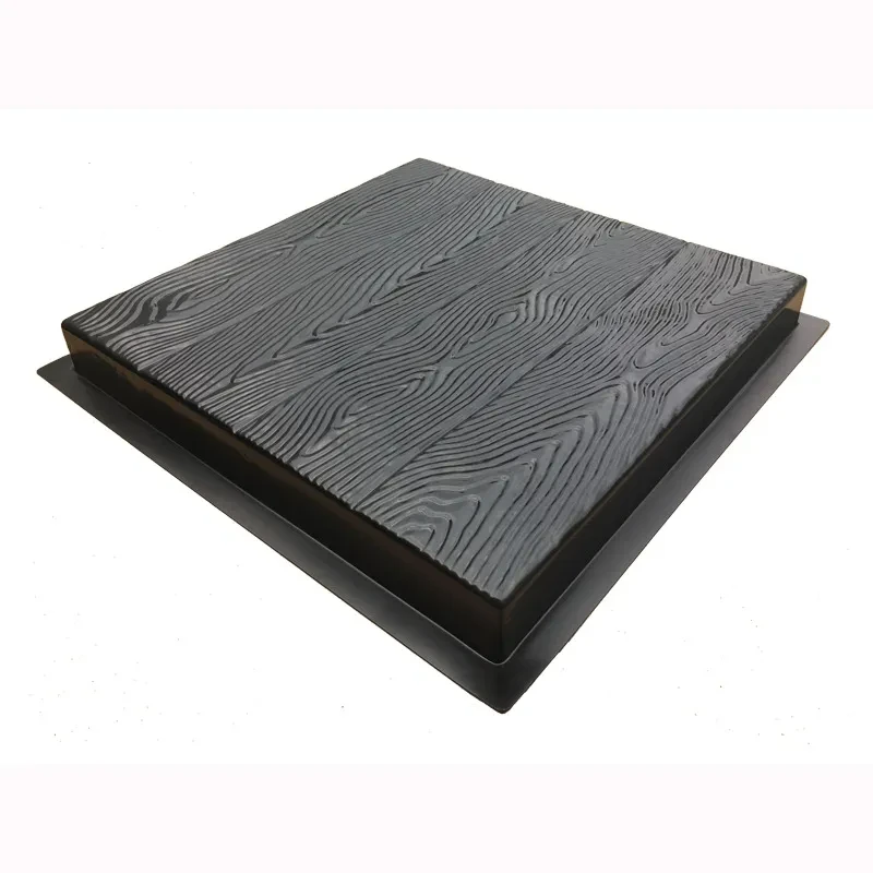 Wooden Grain Road Edge Stone Plastic Ground Mold