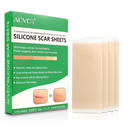 Small size self-adhesive scar removal sticker