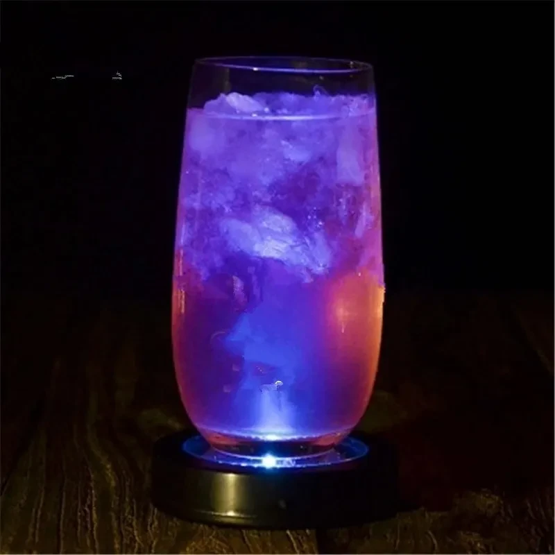 LED Round Light Cup Mat