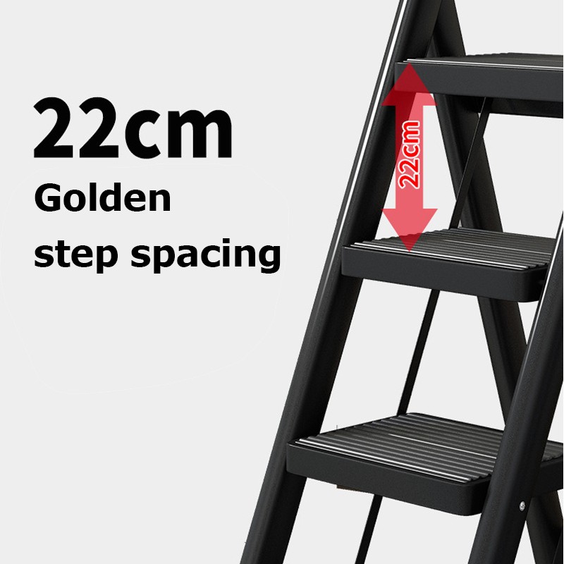 Multi-Functional Foldable Ladder Portable Kitchen Step Stool, Folding Stair Chair, Flower Stand & Storage Shelf NZ