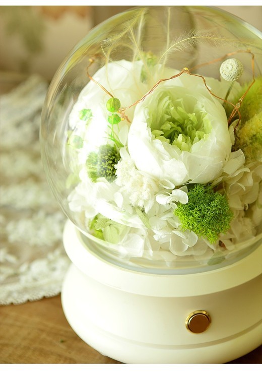 Teacher's Day Gift Simple Preserved Fresh Flower Bluetooth Speaker