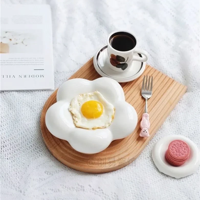 Love Girl Heart Cake Dessert Cloud Plate