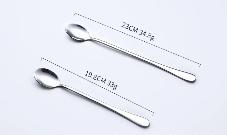 Stainless steel stirring spoon